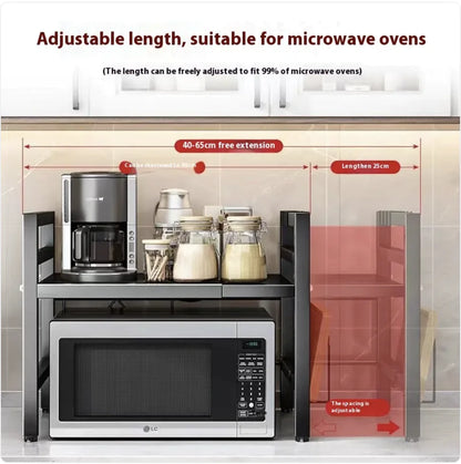 Retractable Microwave Oven Shelf