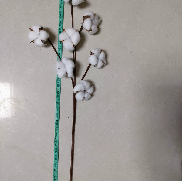 Artificial Cotton Stem for Decor