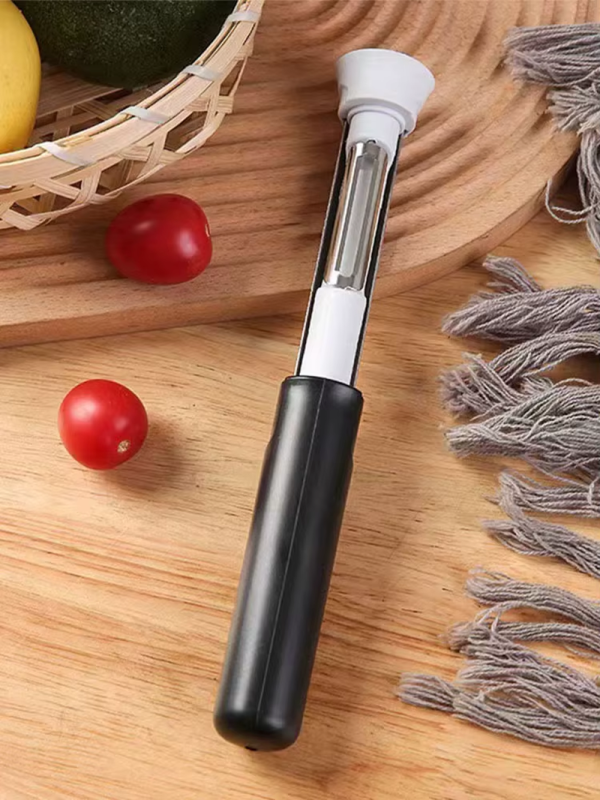 24e8bc427e0ce668b995ea37097550c0.png 2 in 1 Apple Peeler Telescopic Stainless Steel Apple Core Remover Core Removal Tool Apple Seed Remover for Home Kitchen